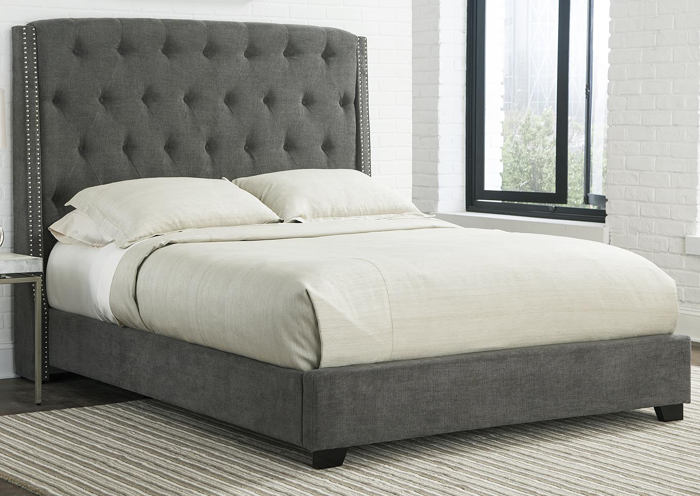 Wing Gray Queen Bed,Kith