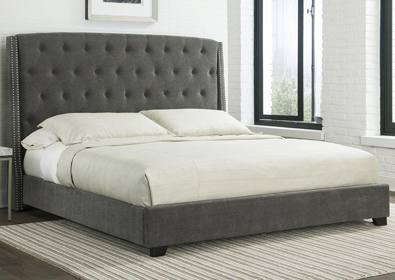 Wing Gray King Bed,Kith