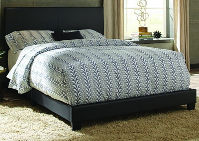 Image for Ramon Queen Black PU Bed In One Box