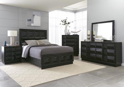 Image for Matrix Black Dresser w/Mirror