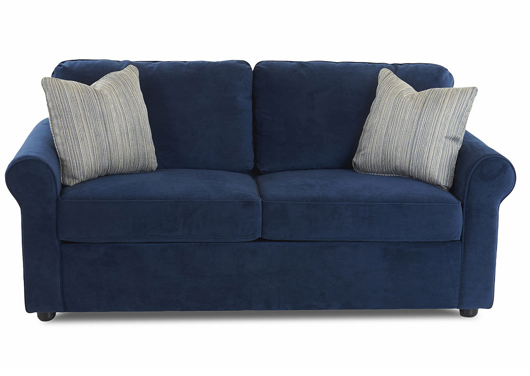 Brighton Tina Indigo Sleeper Fabric Sofa,Klaussner Home Furnishings