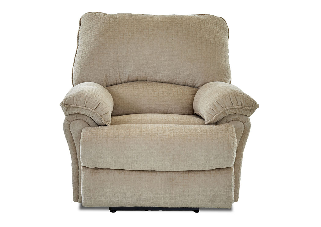 Weatherstone Ultimate Sand Beige Reclining Fabric Chair,Klaussner Home Furnishings
