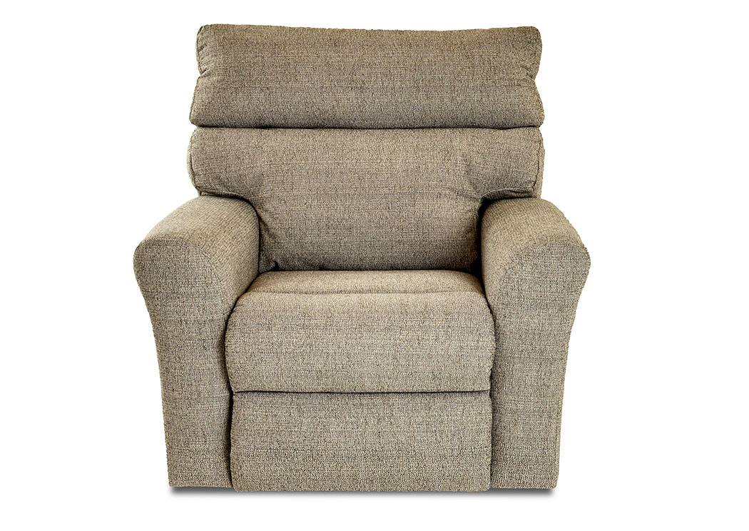 Xavier Winfall Storm Brown Reclining Fabric Chair,Klaussner Home Furnishings