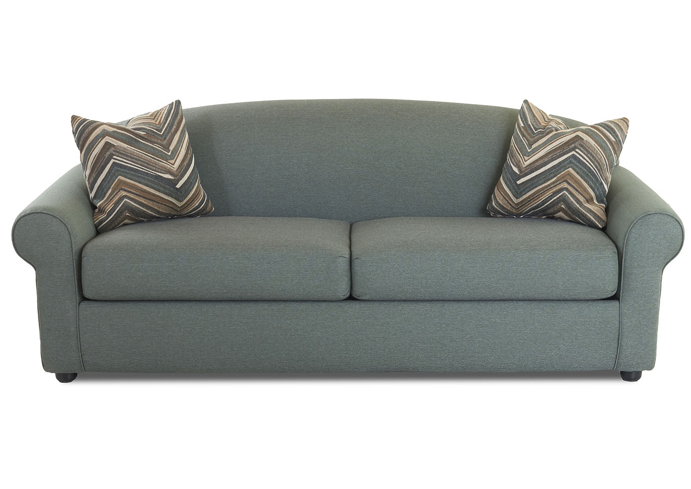 Possibilities Turquoise Sleeper Fabric Sofa,Klaussner Home Furnishings
