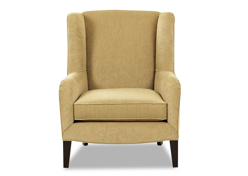 Polo Tan Stationary Fabric Chair,Klaussner Home Furnishings