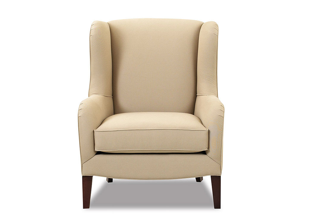 Polo Khaki Stationary Fabric Chair,Klaussner Home Furnishings