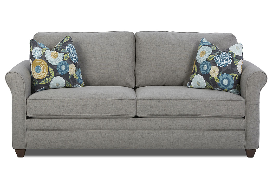 Dopler Lucas Ash Gray Fabric Sleeper Sofa,Klaussner Home Furnishings