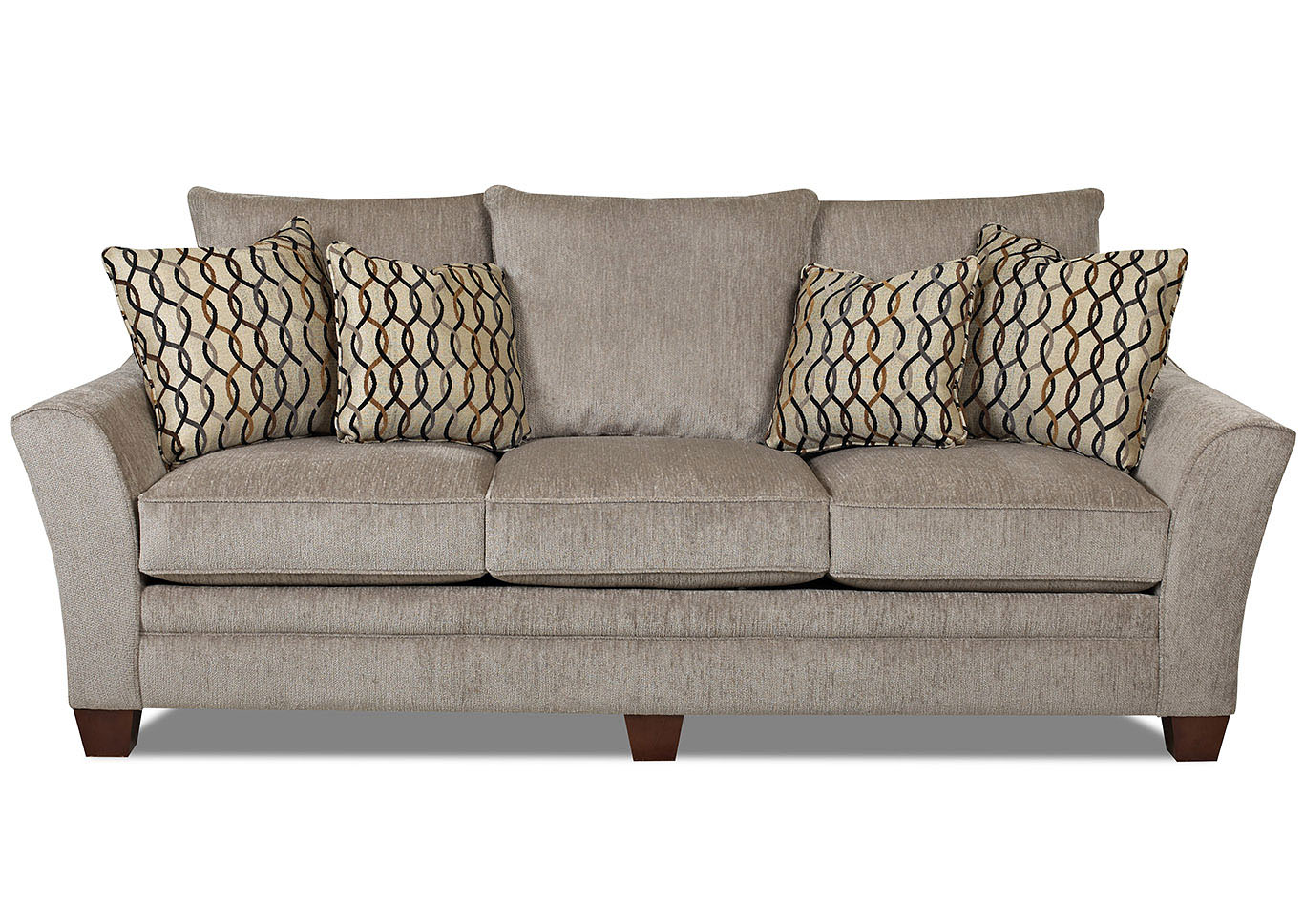 Posen Ash Stationary Fabric Sofa,Klaussner Home Furnishings