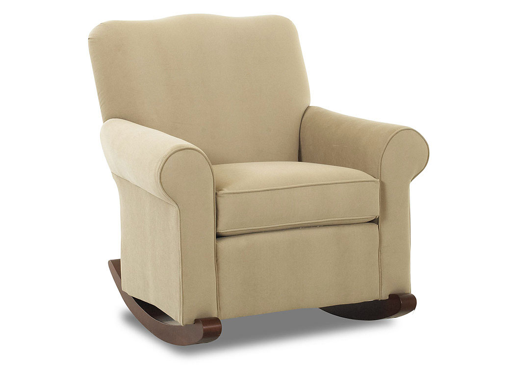 Old Town Energize Pebble Rocking Fabric Chair,Klaussner Home Furnishings