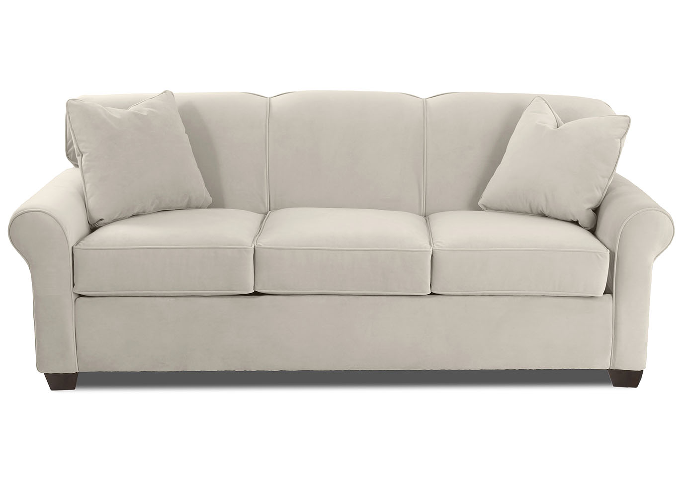 Mayhew Off-White Sleeper Fabric Sofa Buy Furniture and Mattress
