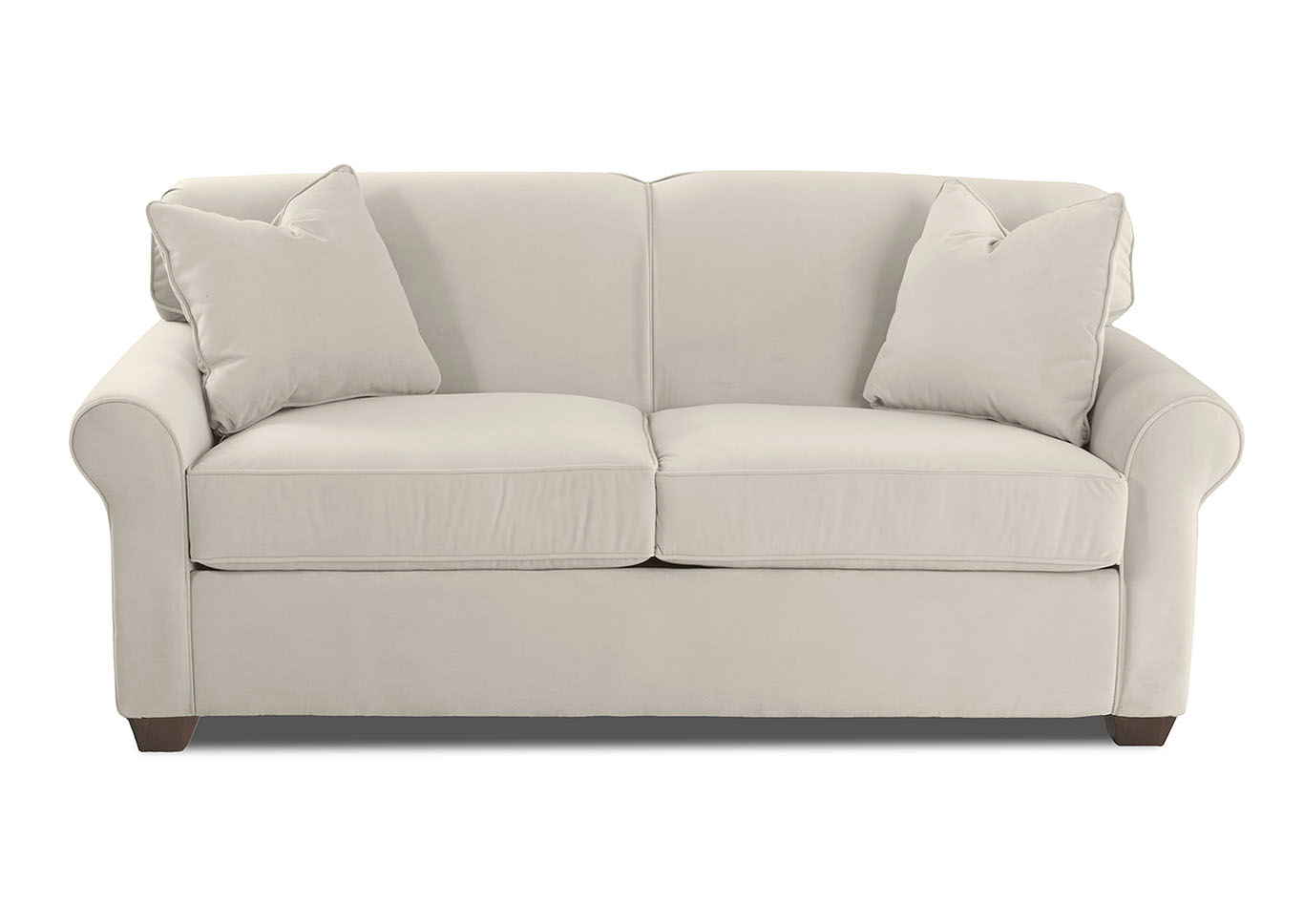 Mayhew Off-White Sleeper Fabric Sofa,Klaussner Home Furnishings