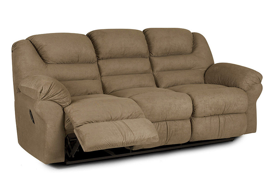 Contempo Brown Power Reclining Sofa,Klaussner Home Furnishings