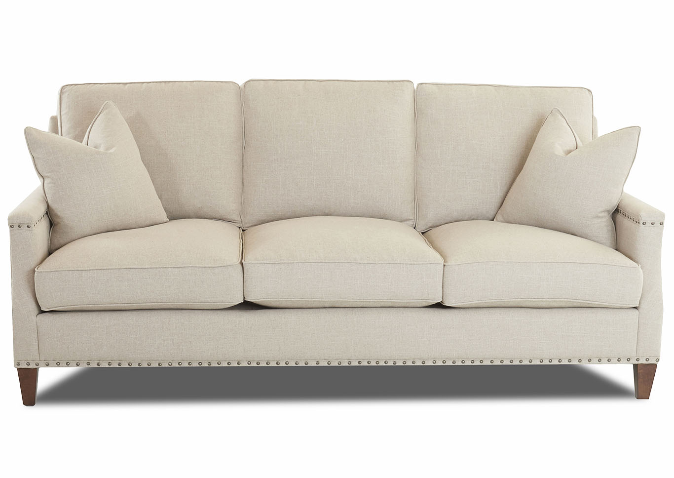 Bond Zula Linen Stationary Fabric Sofa,Klaussner Home Furnishings
