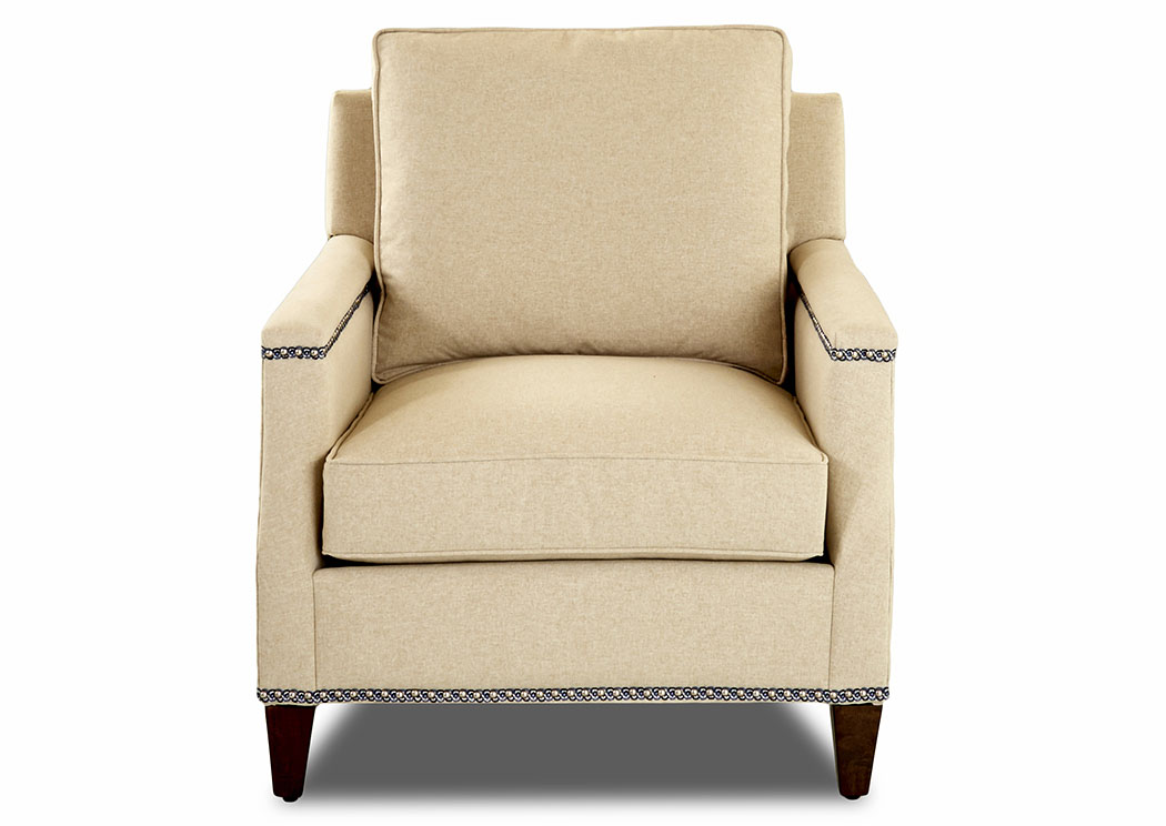 Bond Devon Sand Stationary Fabric Chair,Klaussner Home Furnishings