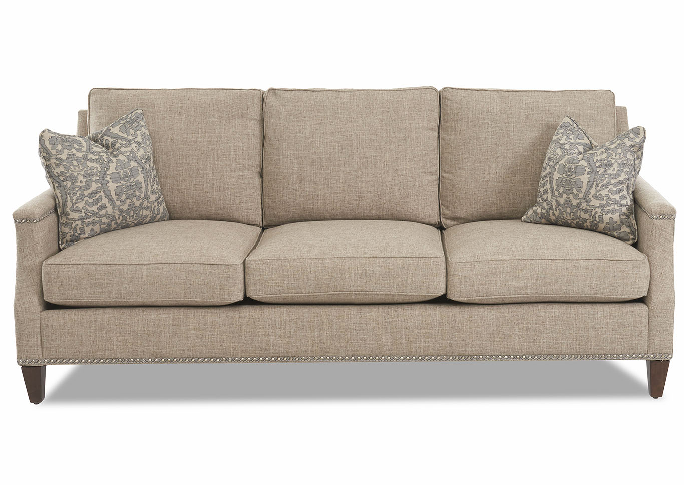 Bond Zula Linen Stationary Fabric Sofa,Klaussner Home Furnishings