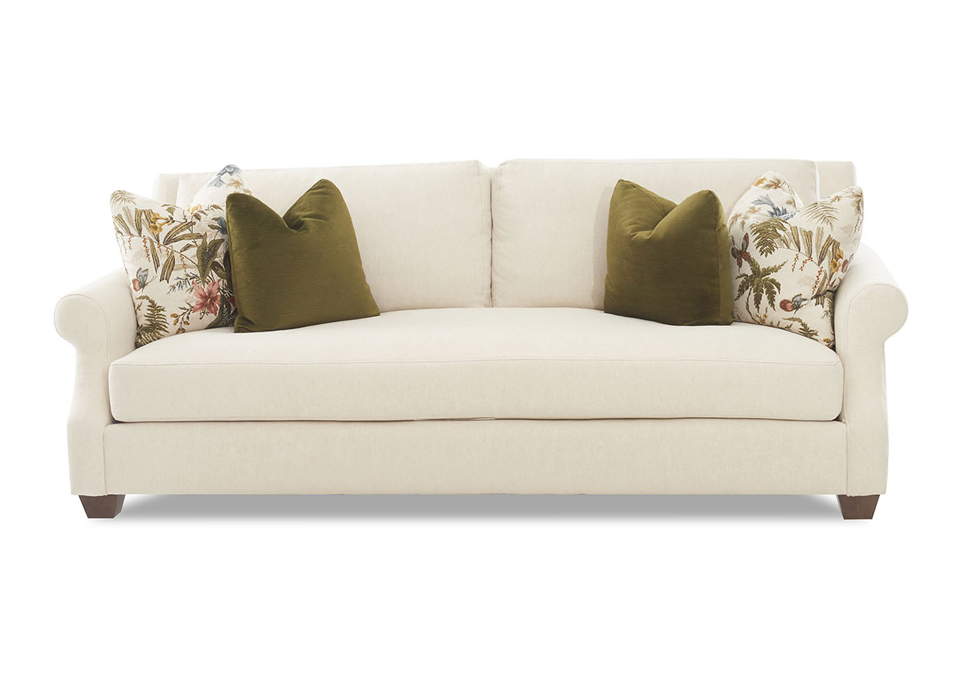 Barrett Bihar Natural Stationary Fabric Sofa,Klaussner Home Furnishings