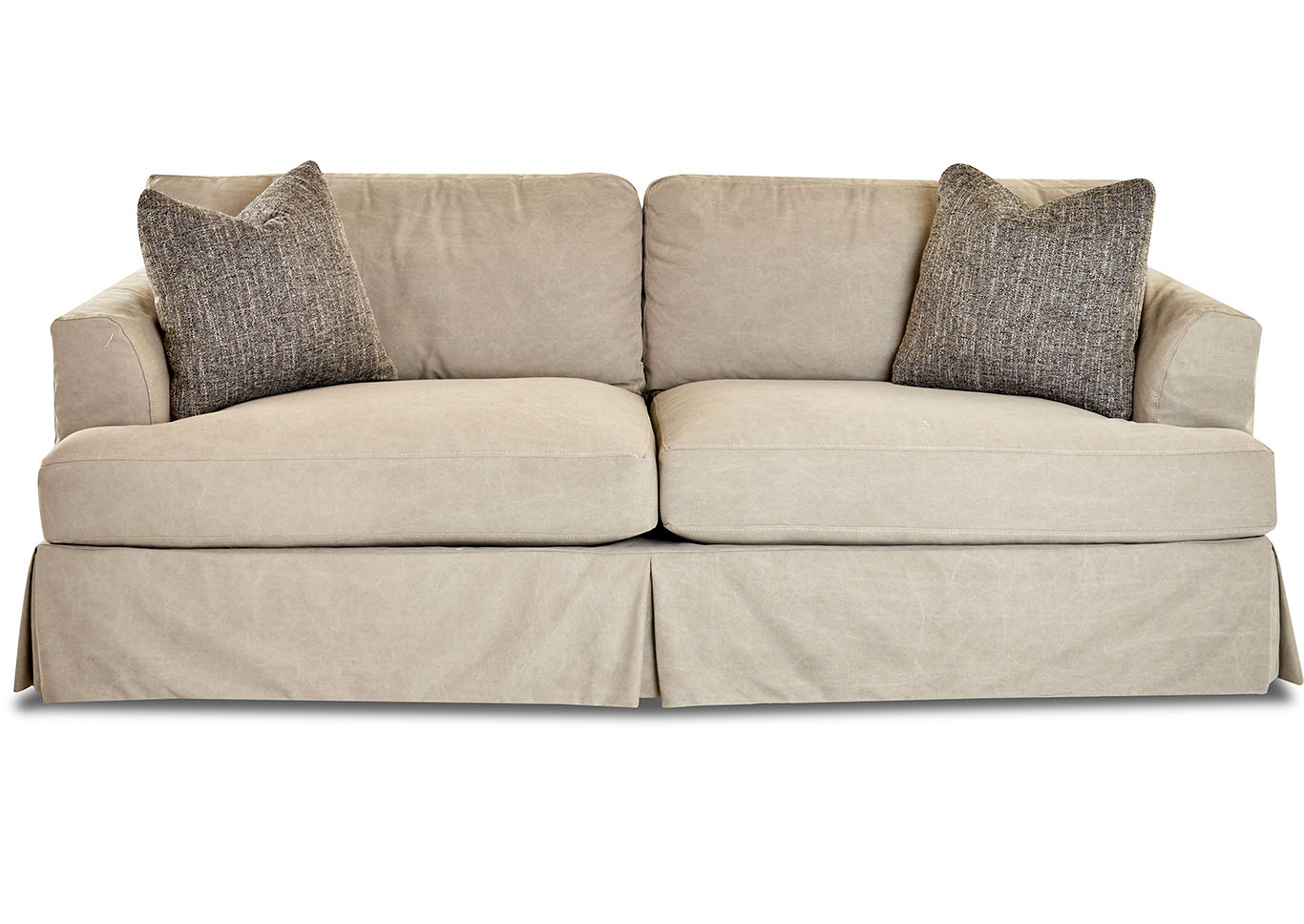 Bentley Linen Stationary Fabric Sofa,Klaussner Home Furnishings