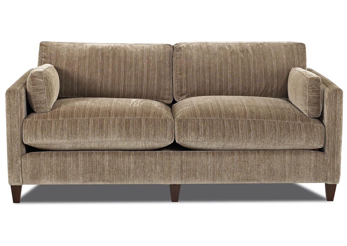 Jordan Aria Stone Stationary Fabric Sofa,Klaussner Home Furnishings
