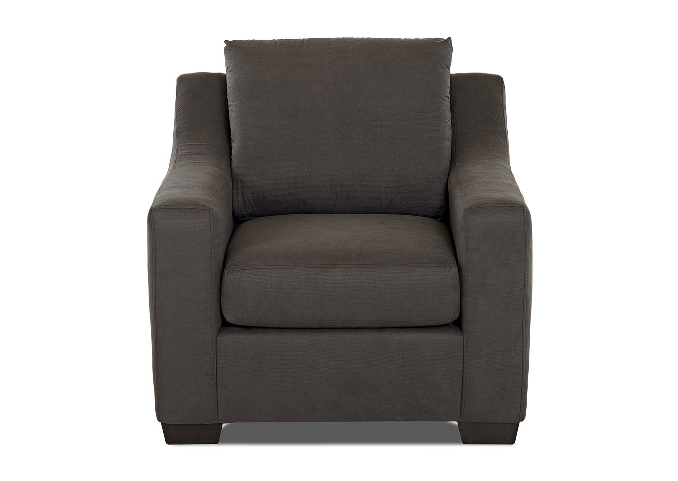 Argos Halo Gunmetal Stationary Fabric Chair,Klaussner Home Furnishings