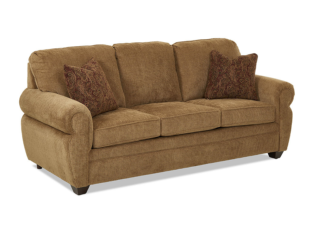 Westbrook Desert Brown Stationary Fabric Sofa,Klaussner Home Furnishings