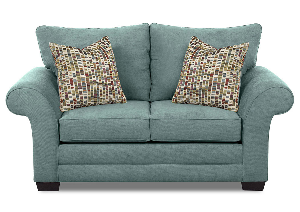 Holly Willow Marine Stationary Fabric Loveseat,Klaussner Home Furnishings