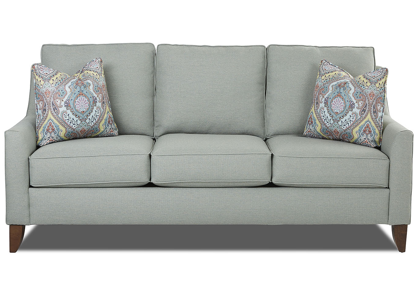 Belton Green Stationary Fabric Sofa,Klaussner Home Furnishings