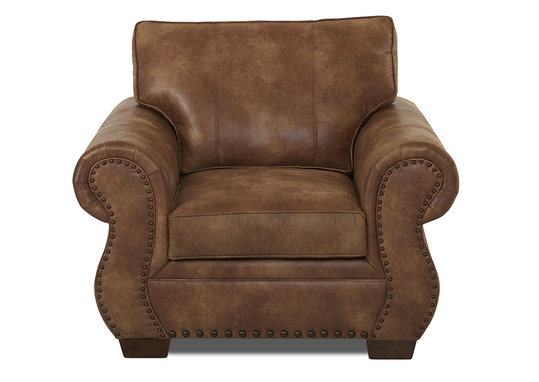 Blackburn Padre Almond Stationary Fabric Chair,Klaussner Home Furnishings