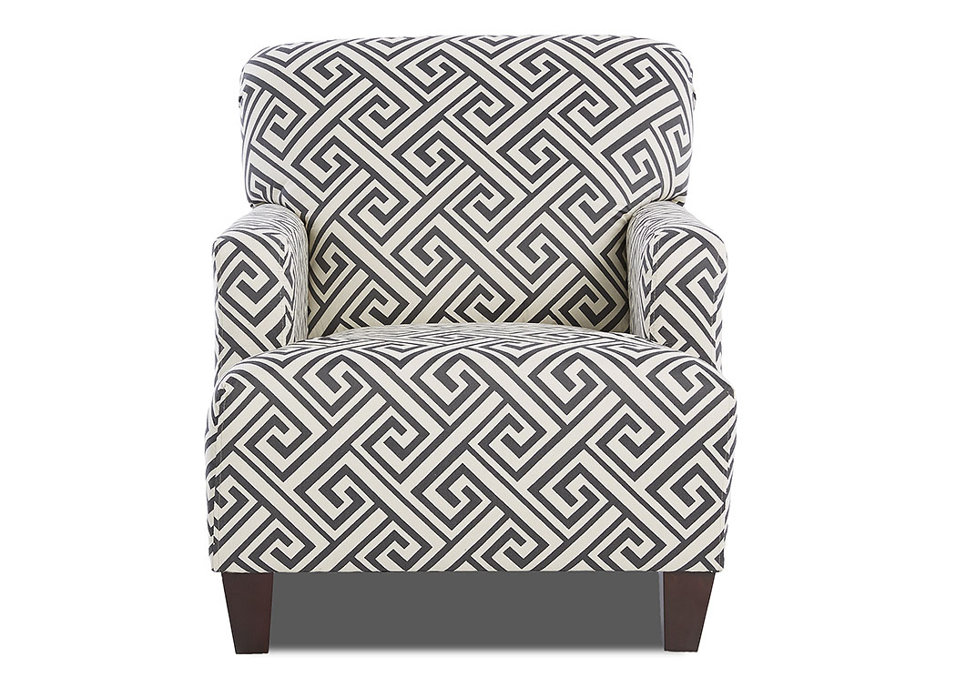 Tanner Axis Domino Stationary Fabric Chair,Klaussner Home Furnishings