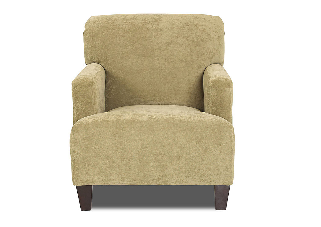 Tanner Brown Stationary Fabric Chair,Klaussner Home Furnishings