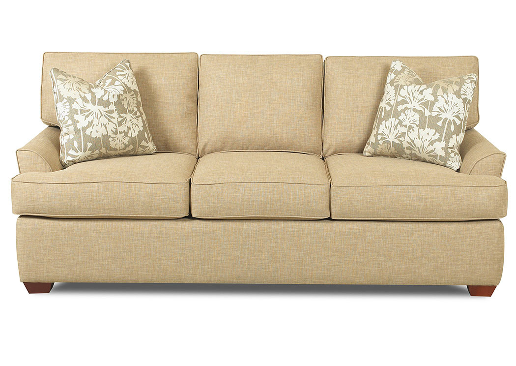 Grady Linen Stationary Fabric Sofa,Klaussner Home Furnishings