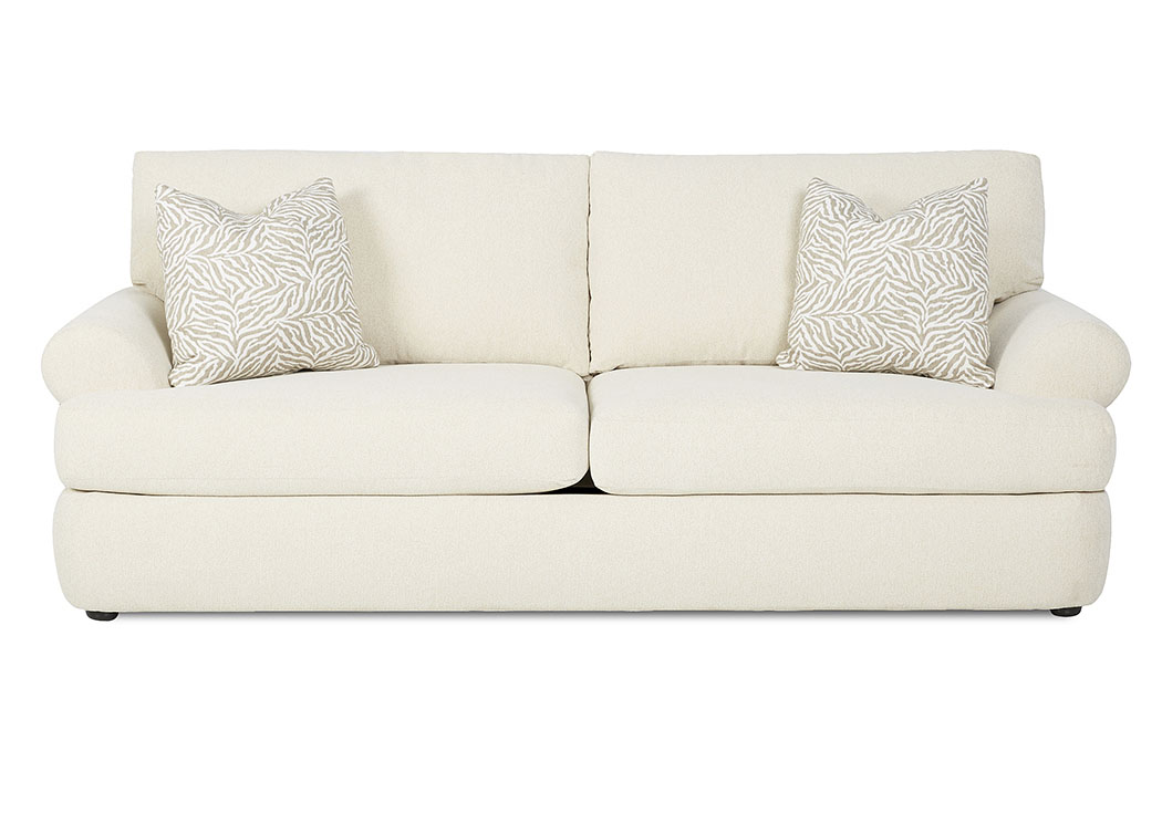 Colville Maxwell Sand Stationary Fabric Sofa,Klaussner Home Furnishings