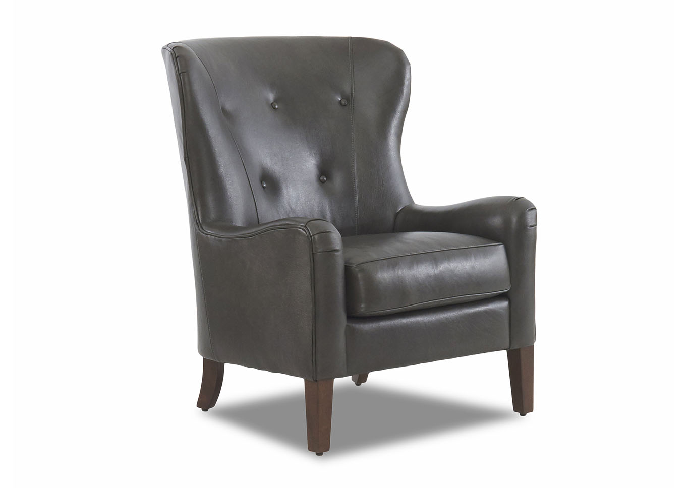 Annabel Stationary Leather Chair,Klaussner Home Furnishings