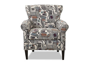 Louise Multi-Colored Stationary Fabric Chair