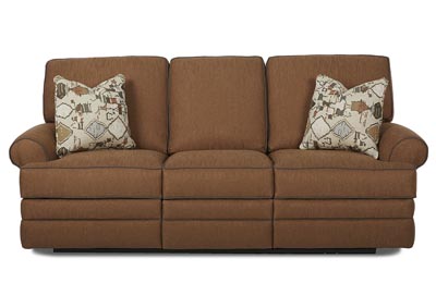 Belleview Rich Brown Power Reclining Fabric Sofa