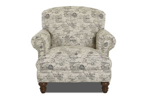Barnum Postmark Jade Stationary Fabric Chair