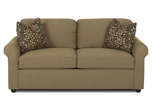 Brighton Brown Sleeper Fabric Sofa