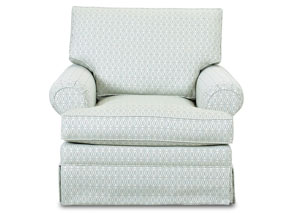 Carolina Annie Slate Stationary Fabric Chair