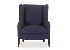 Polo Indigo Stationary Fabric Chair