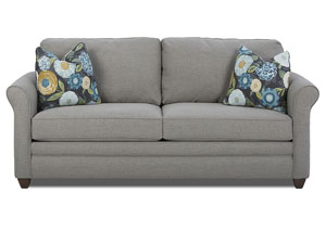 Dopler Lucas Ash Gray Fabric Sleeper Sofa