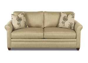 Dopler Flax Brown Fabric Sleeper Sofa