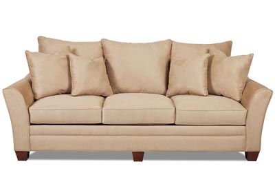 Posen Beige Stationary Fabric Sofa