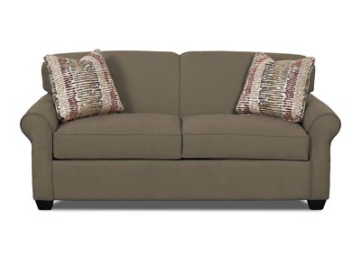 Mayhew Dark Brown Sleeper Fabric Sofa