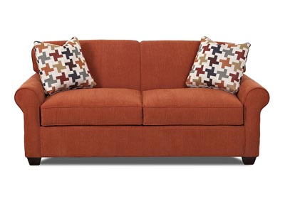 Mayhew Red Sleeper Fabric Sofa