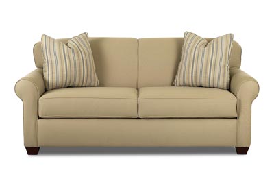 Mayhew Beige Stationary Fabric Sofa
