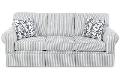 Woodwin Adrift Striped Stationary Fabric Sofa