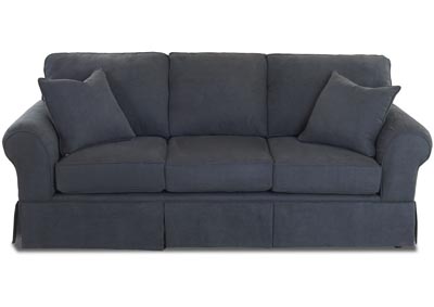 Woodwin Landers Gunmetal Fabric Sofa