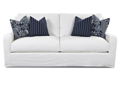 Image for Pandora Classic Bleach White Stationary Fabric Sofa