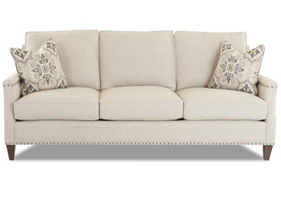 Bond Natural Stationary Fabric Sofa