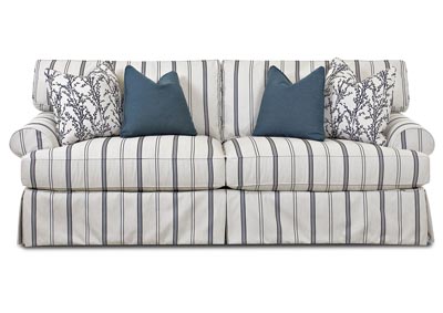 Lahoya Striped Stationary Fabric Sofa