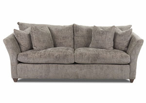 Fifi Pegram Gunmetal Stationary Fabric Sofa